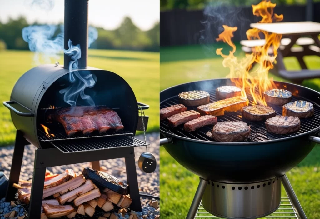 smoking vs grilling
smoking vs bbq