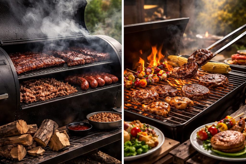 Smoking vs Grilling Time and Temperature Considerations