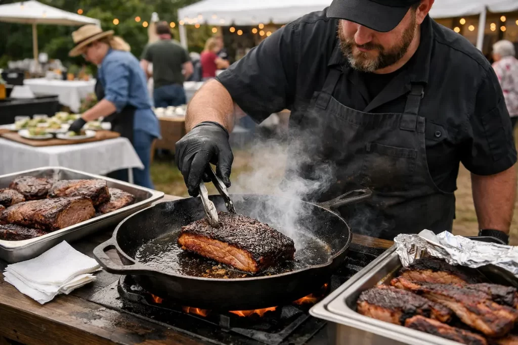 Reviving the Bark With a Skillet Finish