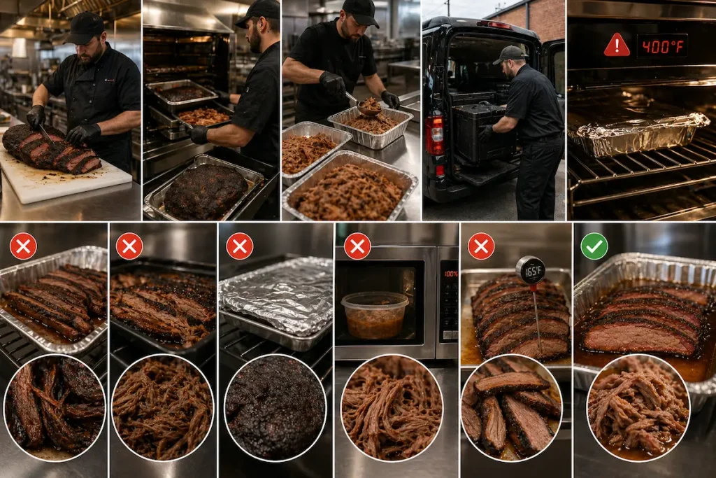 bbq catering setup process DFW