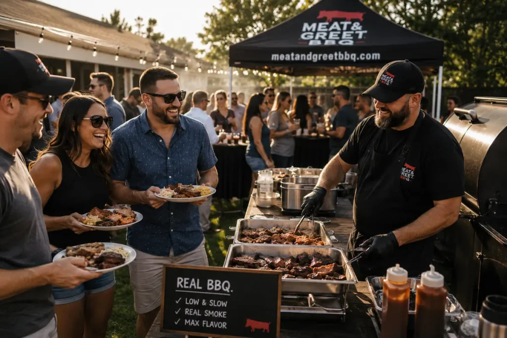 Arlington TX BBQ catering full service event