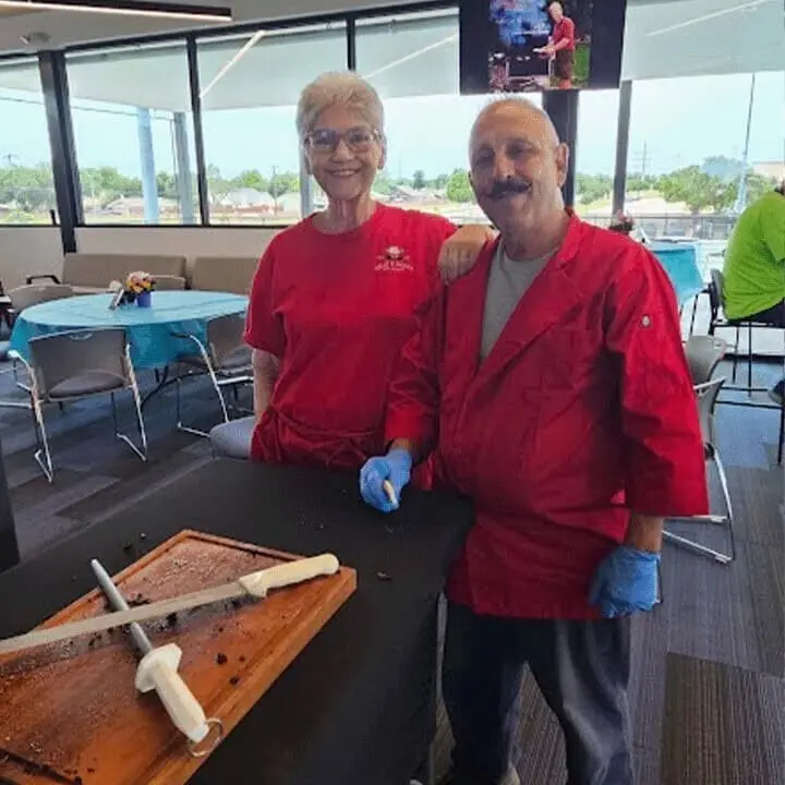 Jim Carroll owner of Meat and Greet BBQ caterers Garland TX