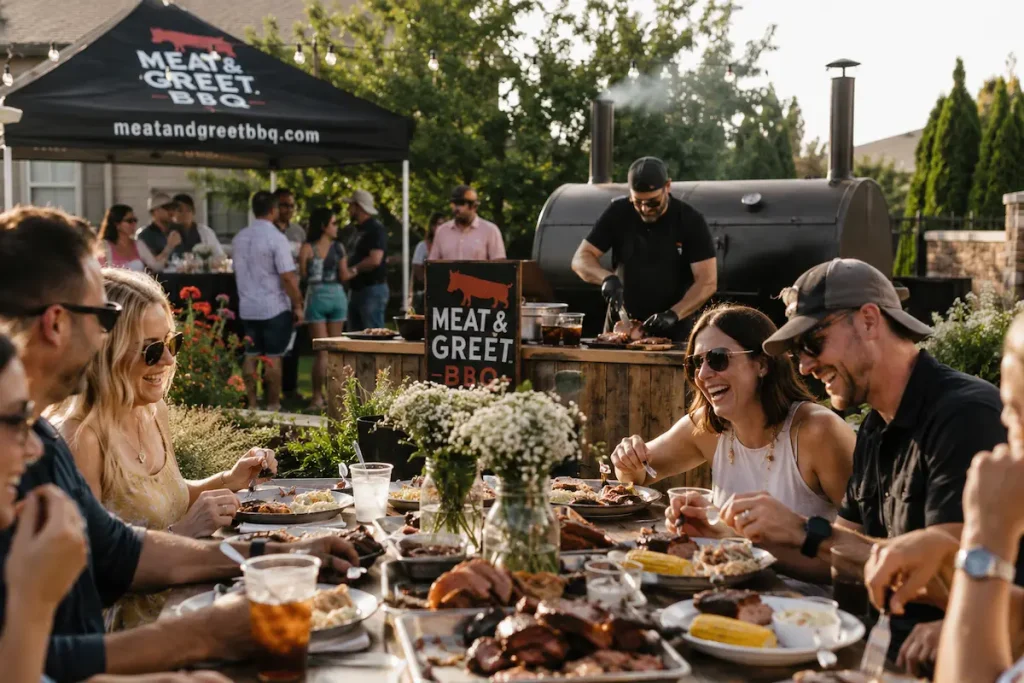 bbq catering DFW outdoor event