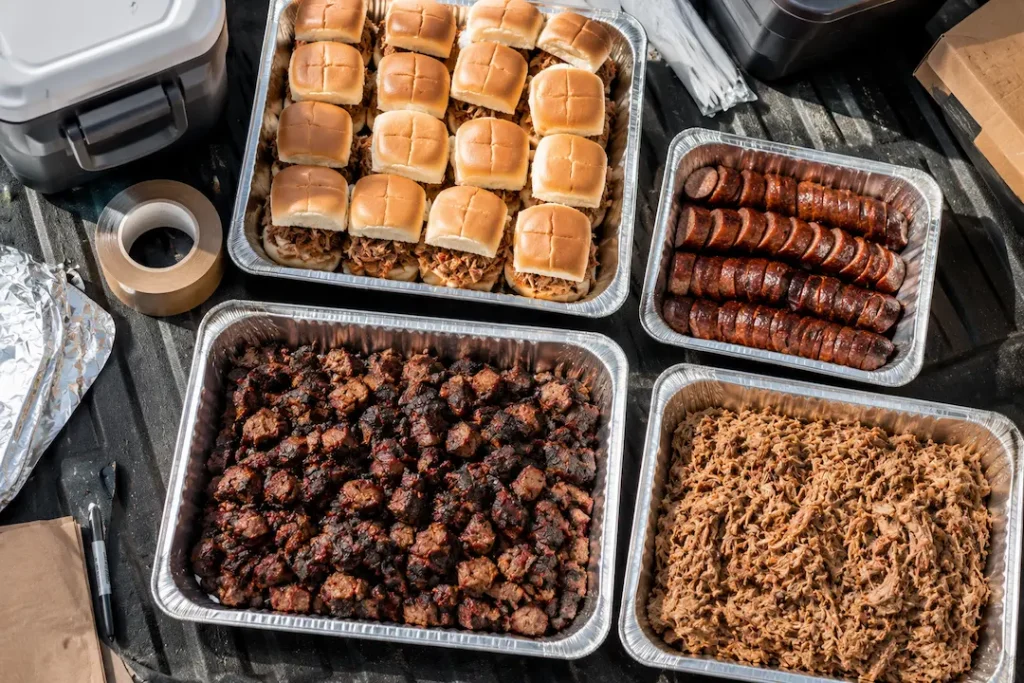 make-ahead tailgate bbq spread Arlington TX